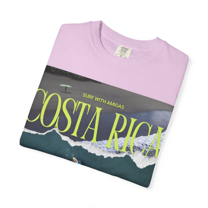 Costa Rica Surf T-Shirt — Aerial Wave & Surfers Graphic Tee