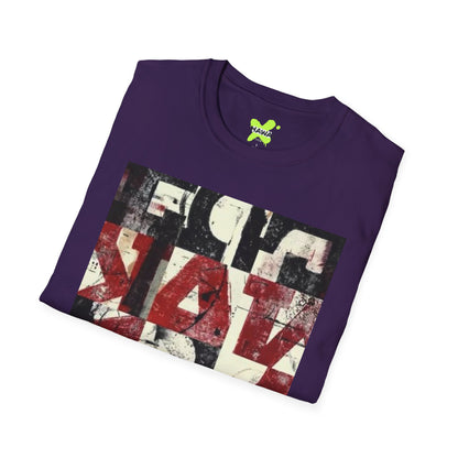 Artistic Unisex Softstyle T-Shirt - Modern Abstract Design