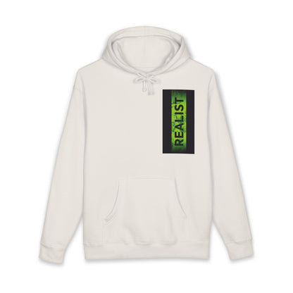 Realist Ghost Hoodie — Neon Yellow Graphic Pullover