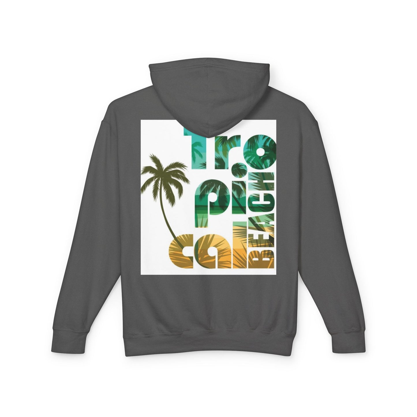 Tropical Beach Vibes Lightweight Unisex Hoodie