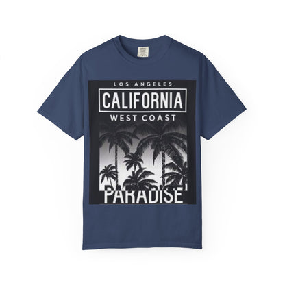 West Coast Paradise T-Shirt, Unisex Graphic Tee, California Style Shirt, Summer Vibes Top, Beachwear, Travel Souvenir
