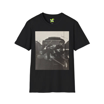 Vintage Rock Band Unisex Softstyle T-Shirt