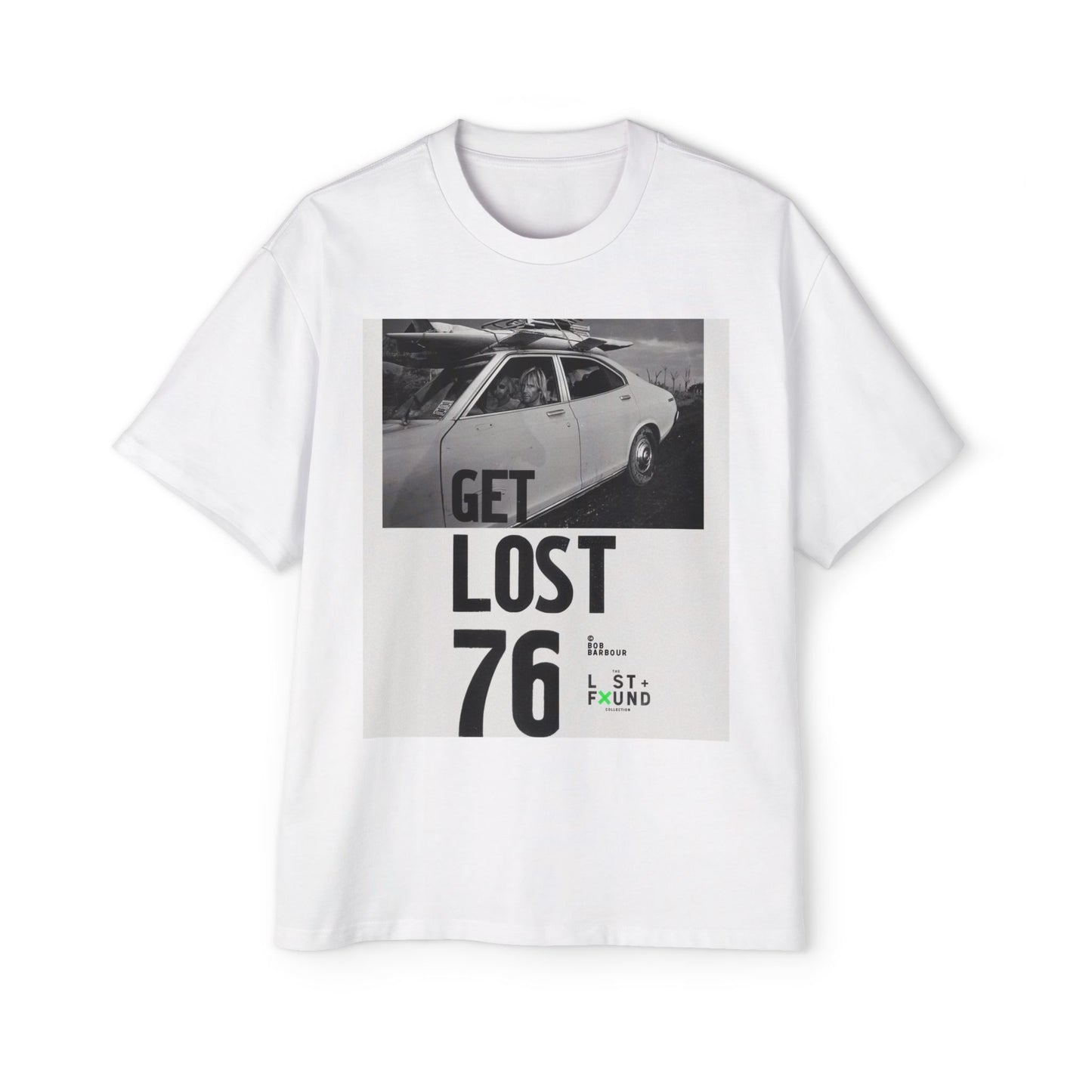 Get Lost 76 Tee — Vintage Car Graphic Oversized T‑Shirt