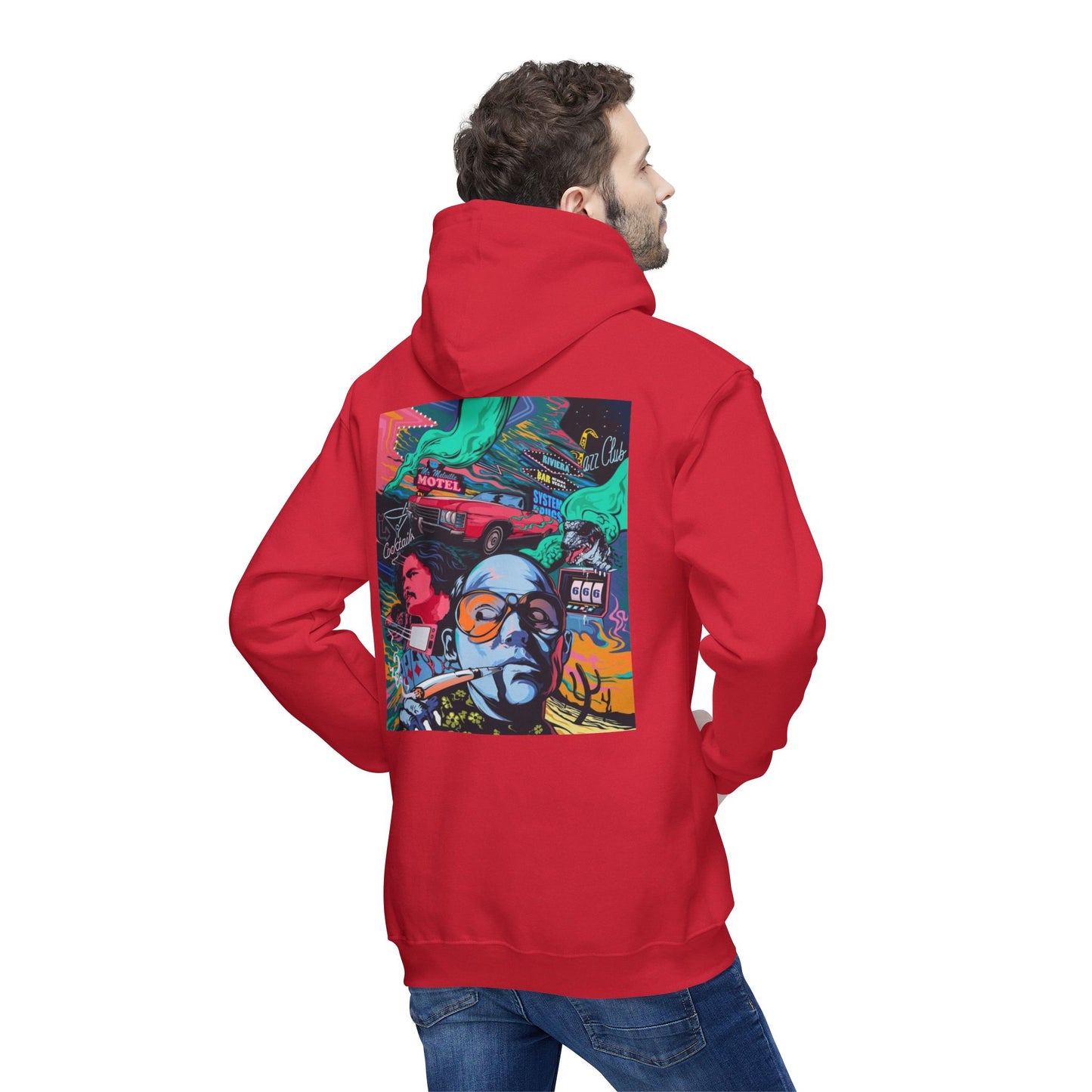 Retro Graphic Unisex Hooded Sweatshirt - Made in the US