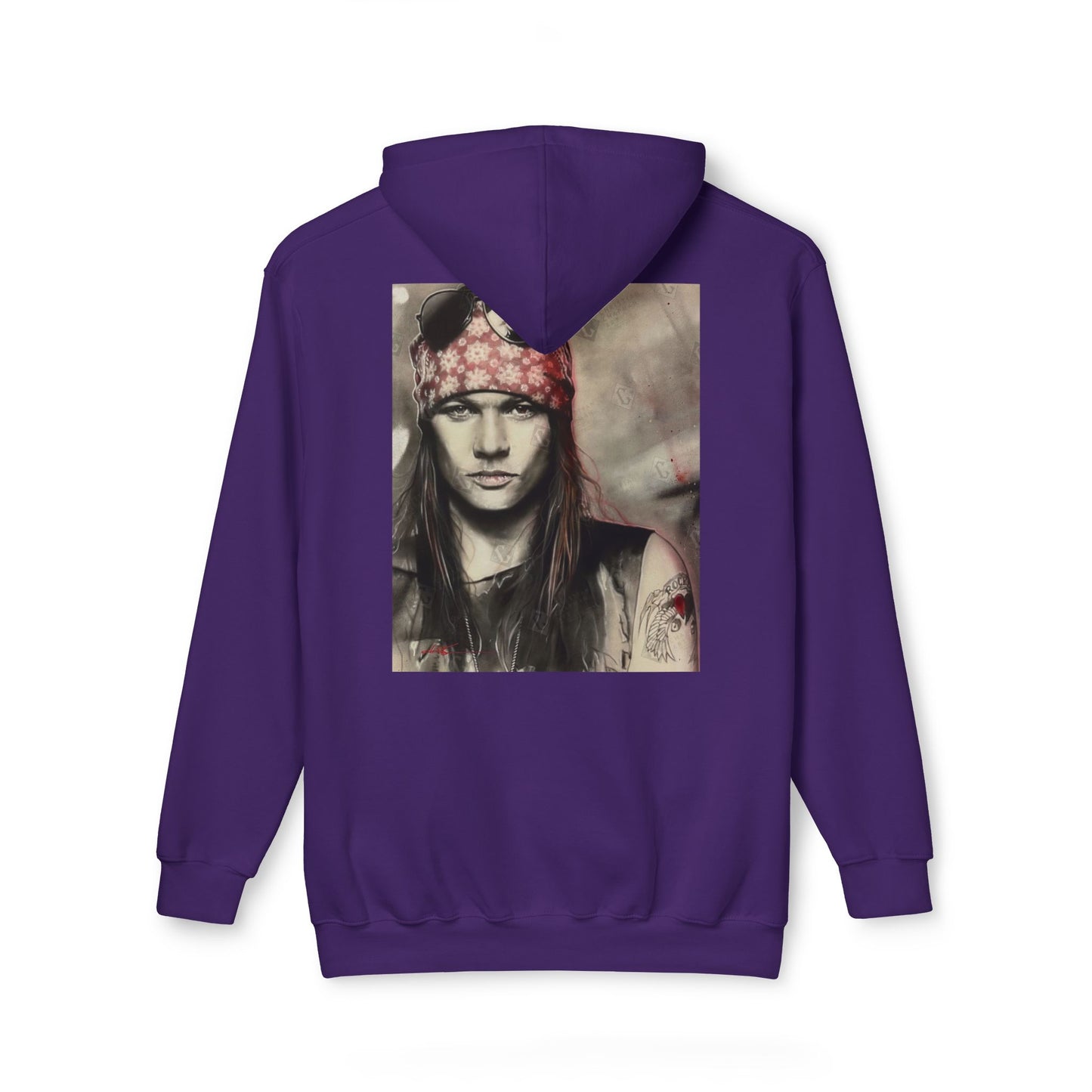 Unisex Hooded Sweatshirt with Rock Band Design – Made in US