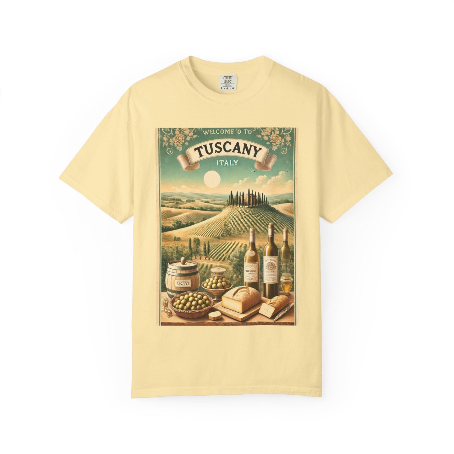Vintage Tuscany Scene Unisex T-Shirt
