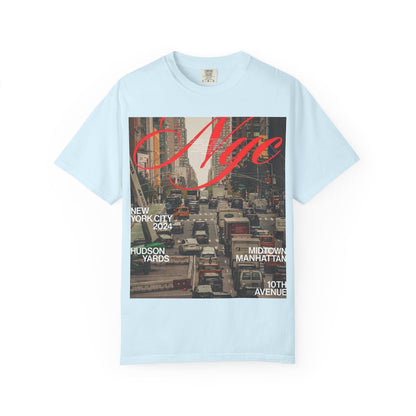 NYC Traffic Photo Tee — Midtown Manhattan Hudson Yards Graphic T-Shirt