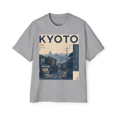 Kyoto Vintage Travel Tee — Japanese Street Scene Graphic T-Shirt