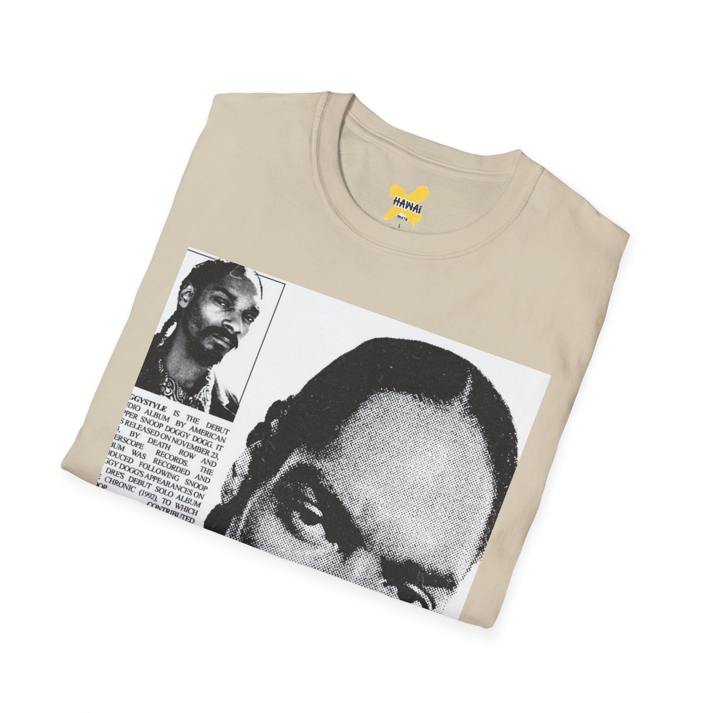 Retro Hip-Hop Unisex Softstyle T-Shirt with Snoop Dogg Design