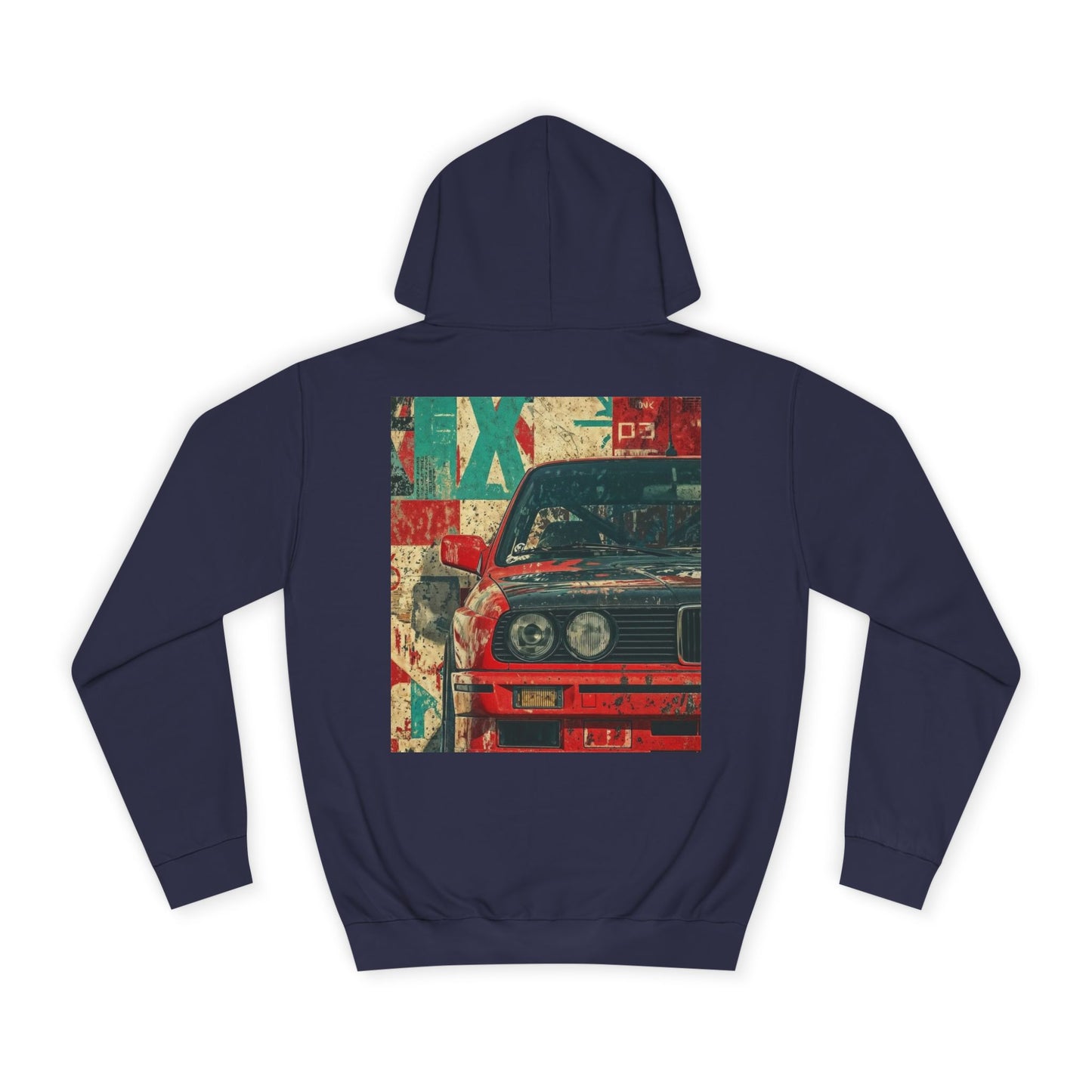 Vintage Racing Car Hoodie — Retro Motorsport Graphic Pullover