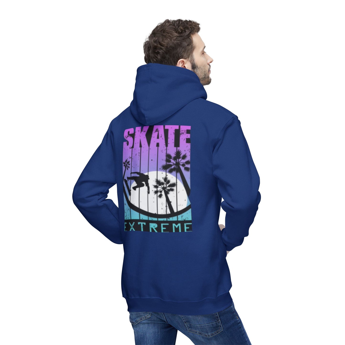 Unisex Hooded Sweatshirt - Extreme Smile Design, Perfect for Casual Adventures
