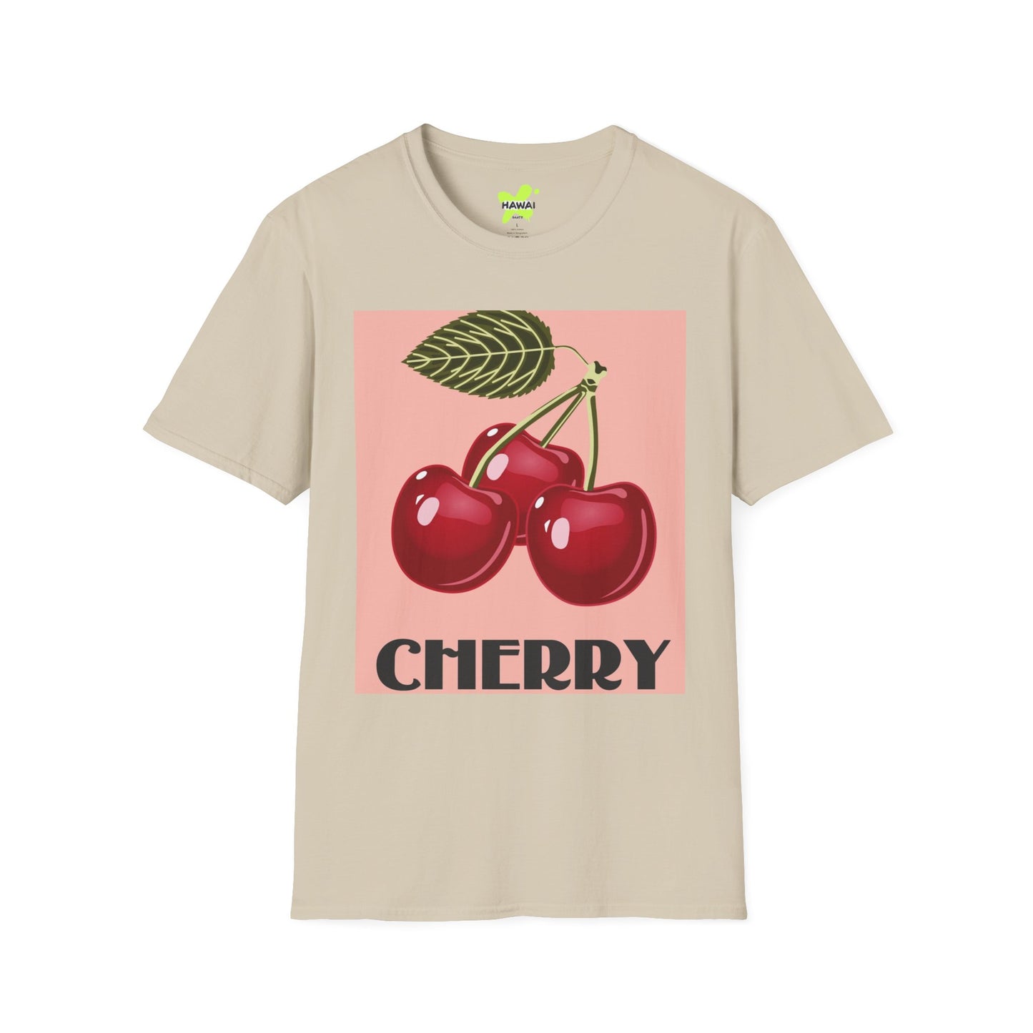 Retro Cherry Graphic T-Shirt for Fruit Lovers