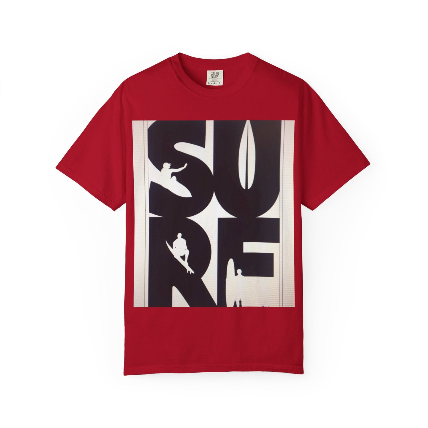 Surf Inspired Unisex Garment-Dyed T-Shirt, Beachwear, Casual Summer Tee, Surfing Gift, Trendy Streetwear, Comfortable Lifestyle Top