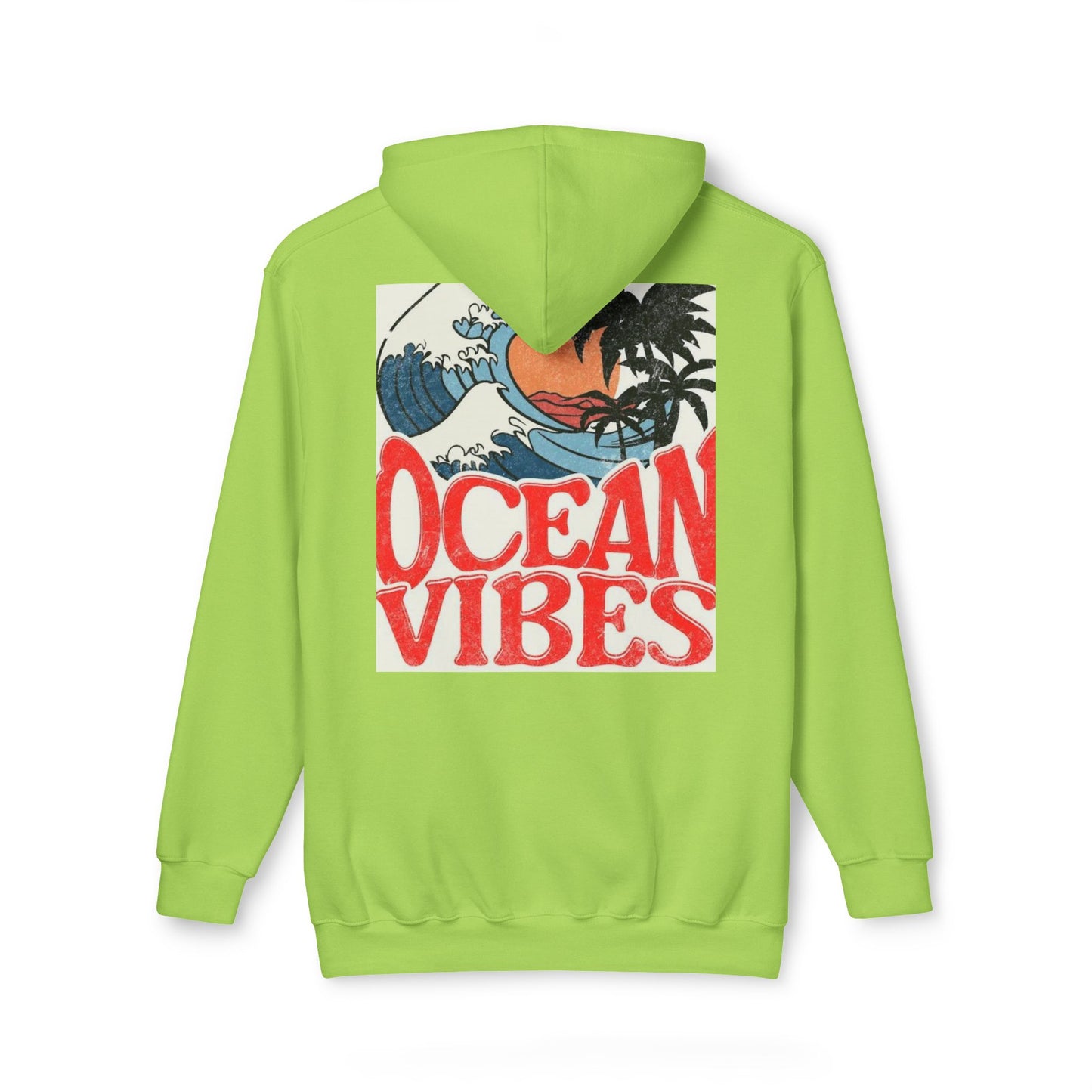 Ocean Vibes Unisex Hooded Sweatshirt | Casual Beachwear for Relaxed Days