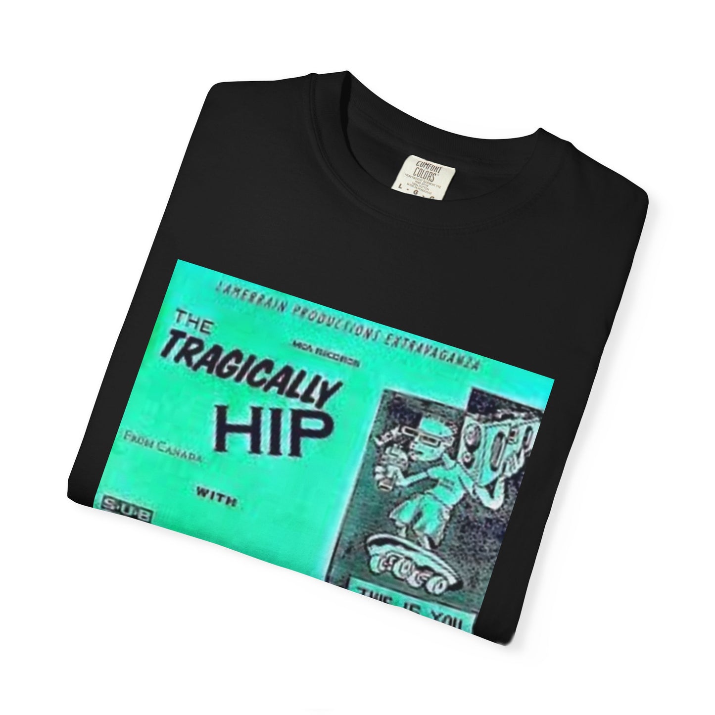 Retro Band Graphic T-Shirt - Nirvana & Tragically Hip Design