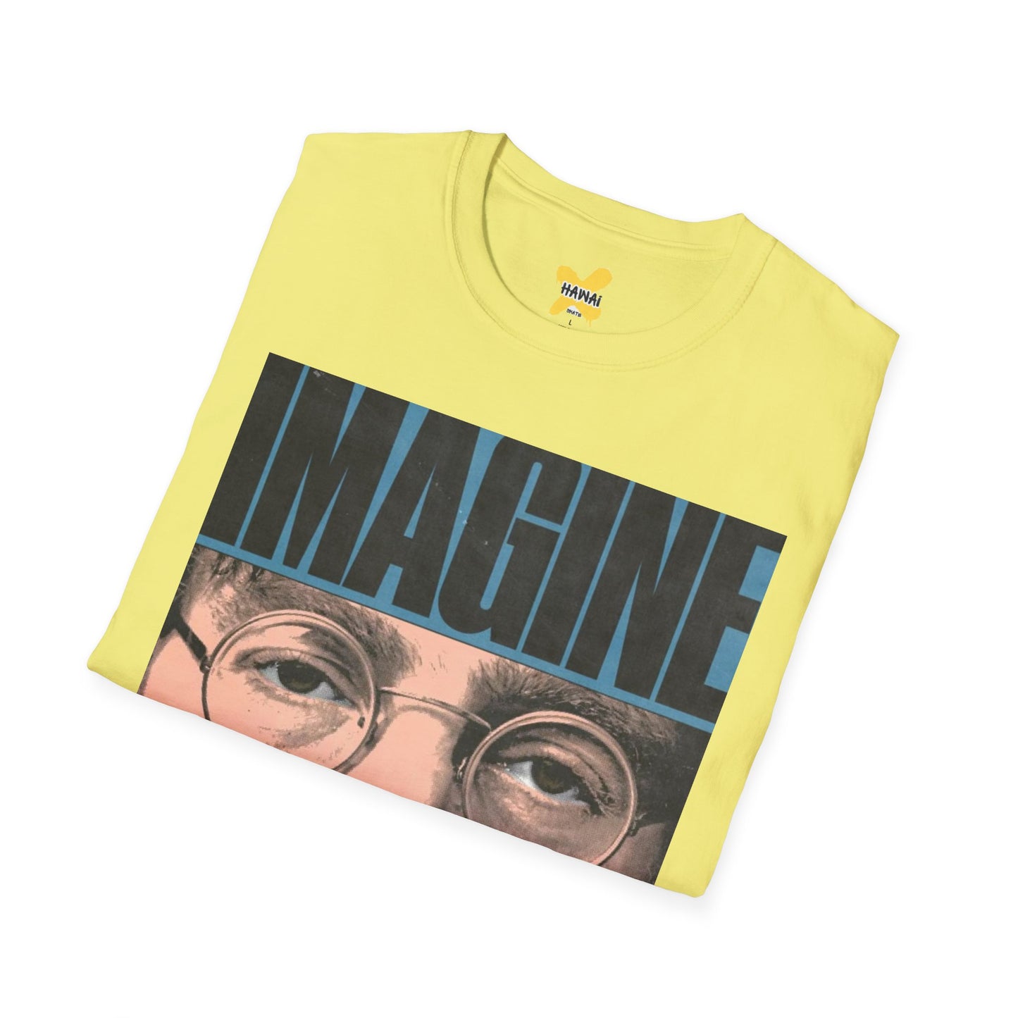 Imagine All the People Unisex Softstyle T-Shirt - Inspirational Graphic Tee for Comfort & Style