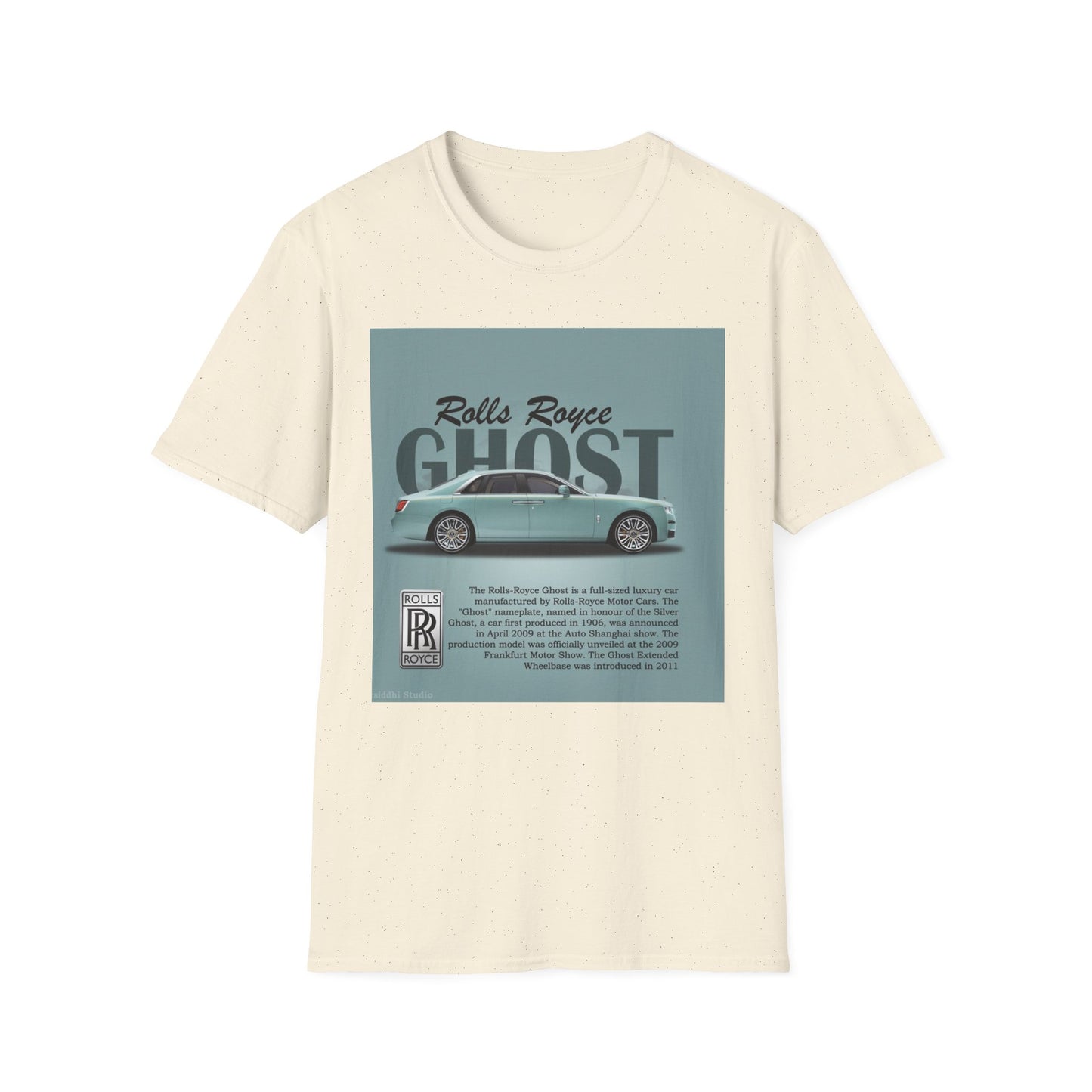 Vintage Rolls Royce Ghost T-Shirt - Classic Car Enthusiast Tee