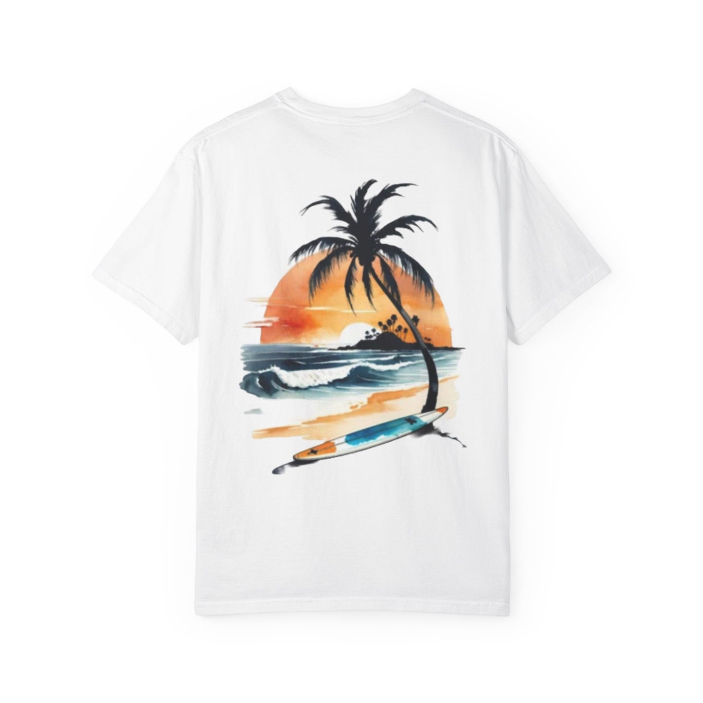 Hawaii Skate Unisex Garment-Dyed T-Shirt - Fun Tropical Vibes