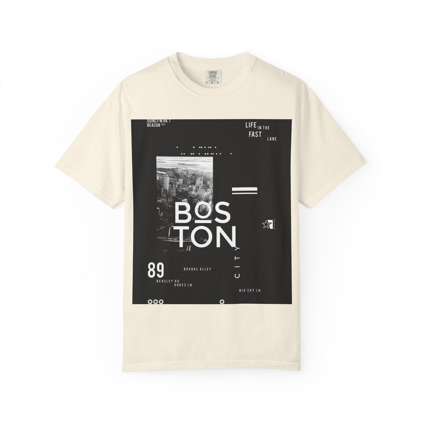 Boston Graphic Unisex T-Shirt, Casual Urban Style Tee, Gift for Travelers, Fashion Aesthetic Apparel, Streetwear Fashion