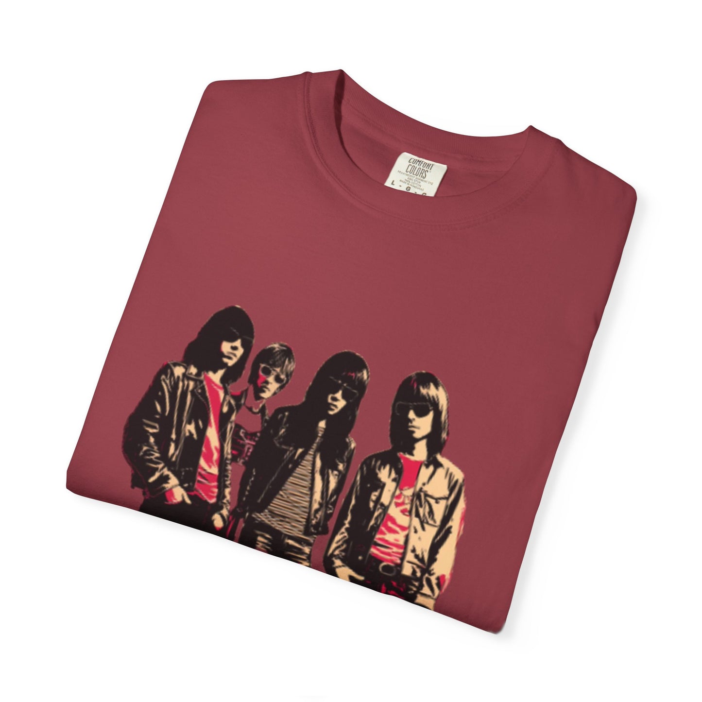 Rock Band Graphic Unisex Garment-Dyed T-Shirt