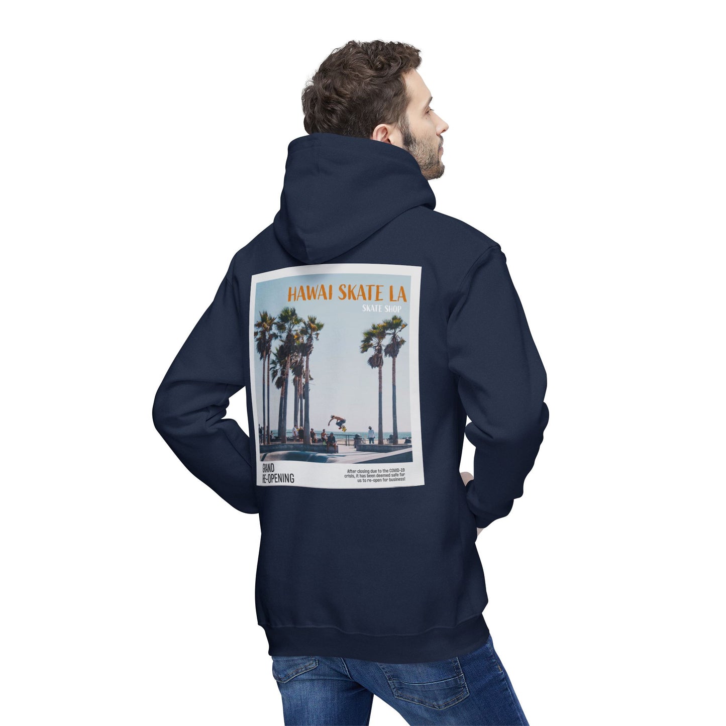 Unisex Hooded Sweatshirt - Vintage NYC Design for Music Lovers