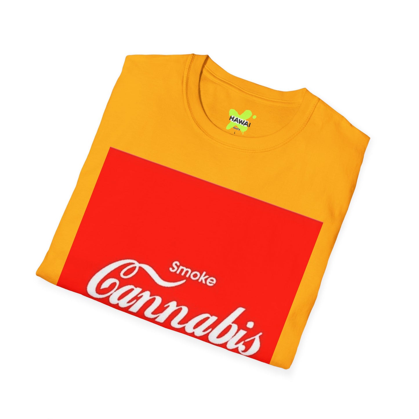 Smoke Cannabis Unisex Softstyle T-Shirt - Casual Streetwear for Cannabis Enthusiasts