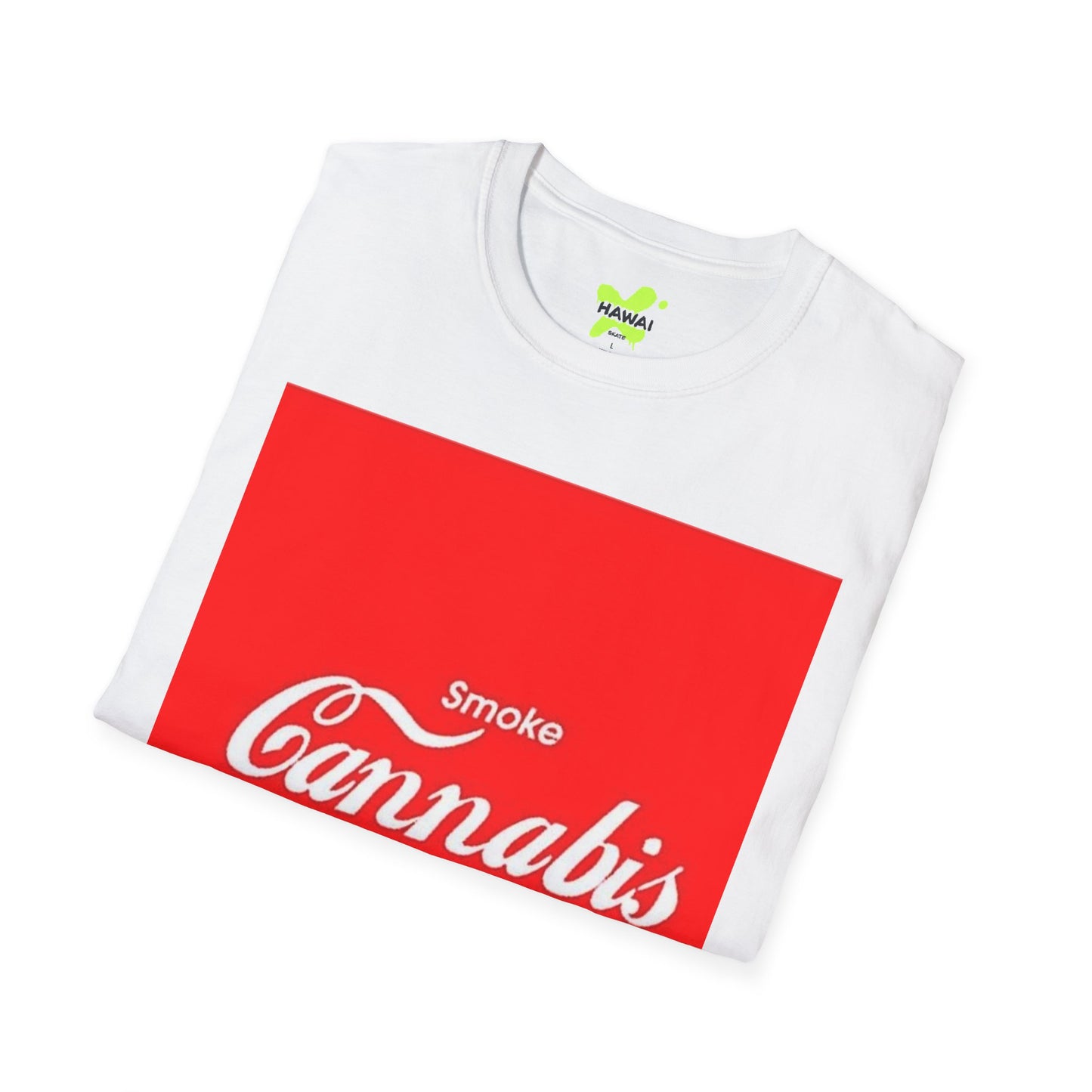 Smoke Cannabis Unisex Softstyle T-Shirt - Casual Streetwear for Cannabis Enthusiasts
