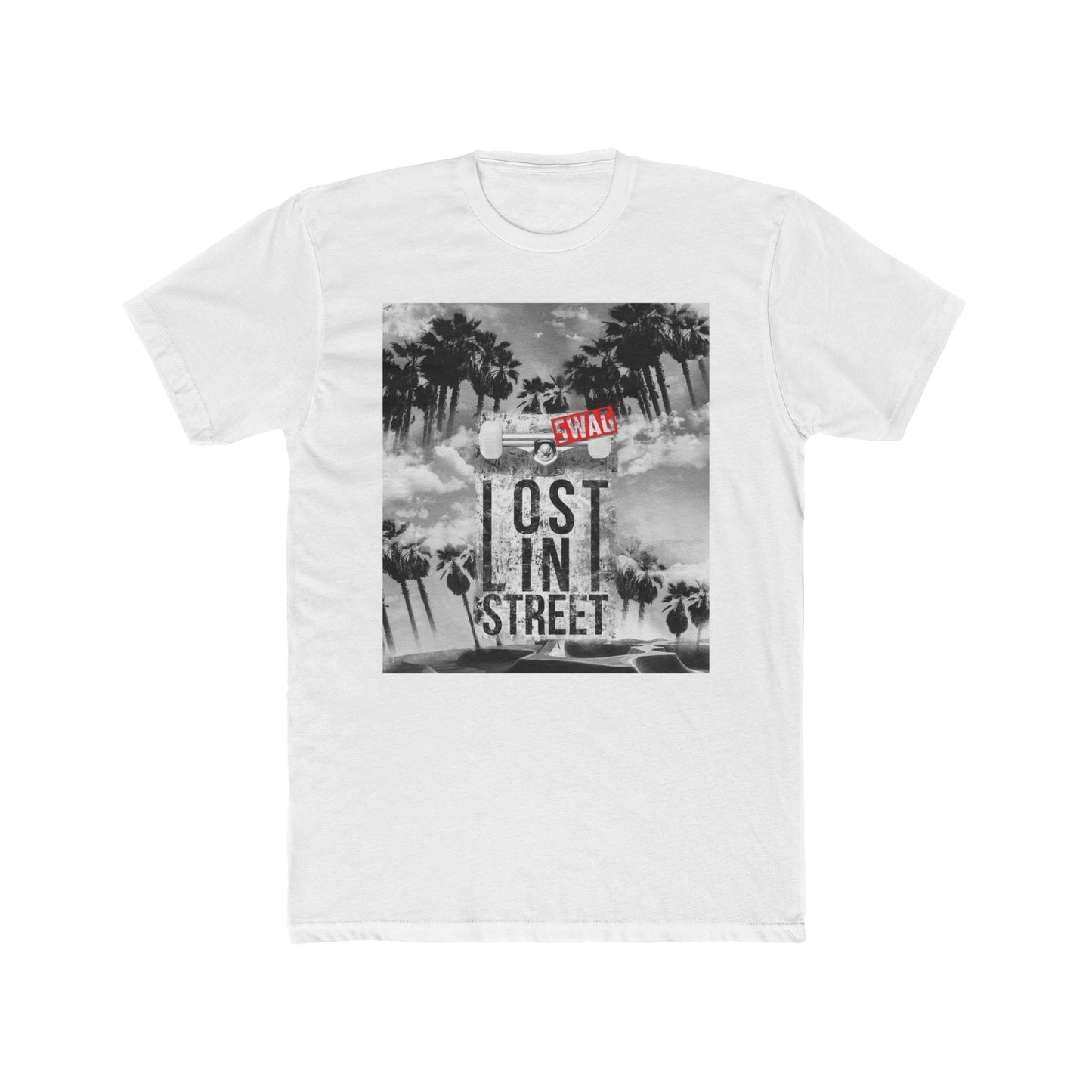 Lost in the Street Graphic Tee, Casual Everyday Shirt, Holiday Gift, Travel Enthusiast Apparel, Streetwear Fashion
