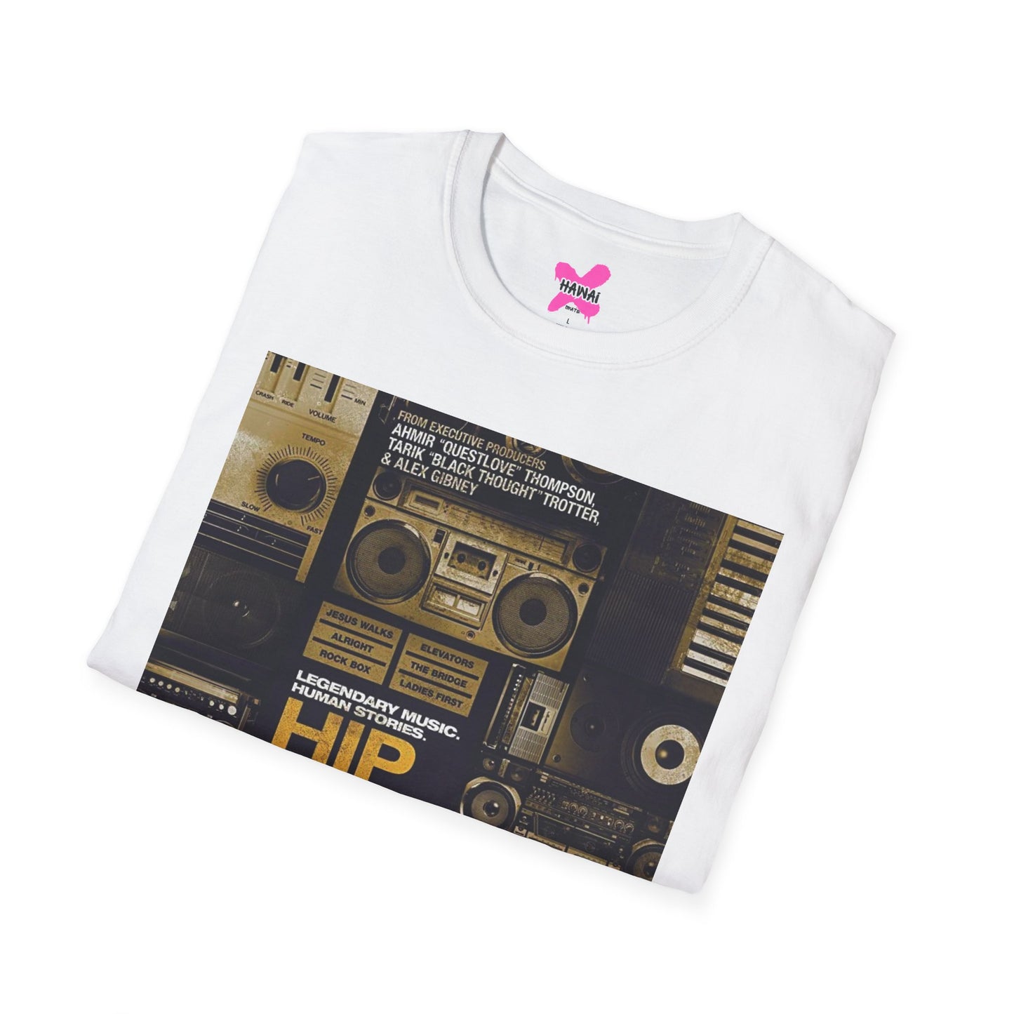 Hip Hop Vibes Unisex T-Shirt, Retro Music Tee, Gift for Music Lovers, Streetwear Style, Festival Shirt, Unisex Graphic Tee