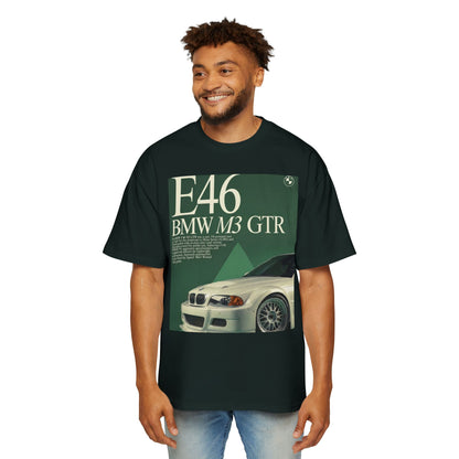 E46 BMW M3 GTR Tee — Vintage Racing Poster Graphic T-Shirt