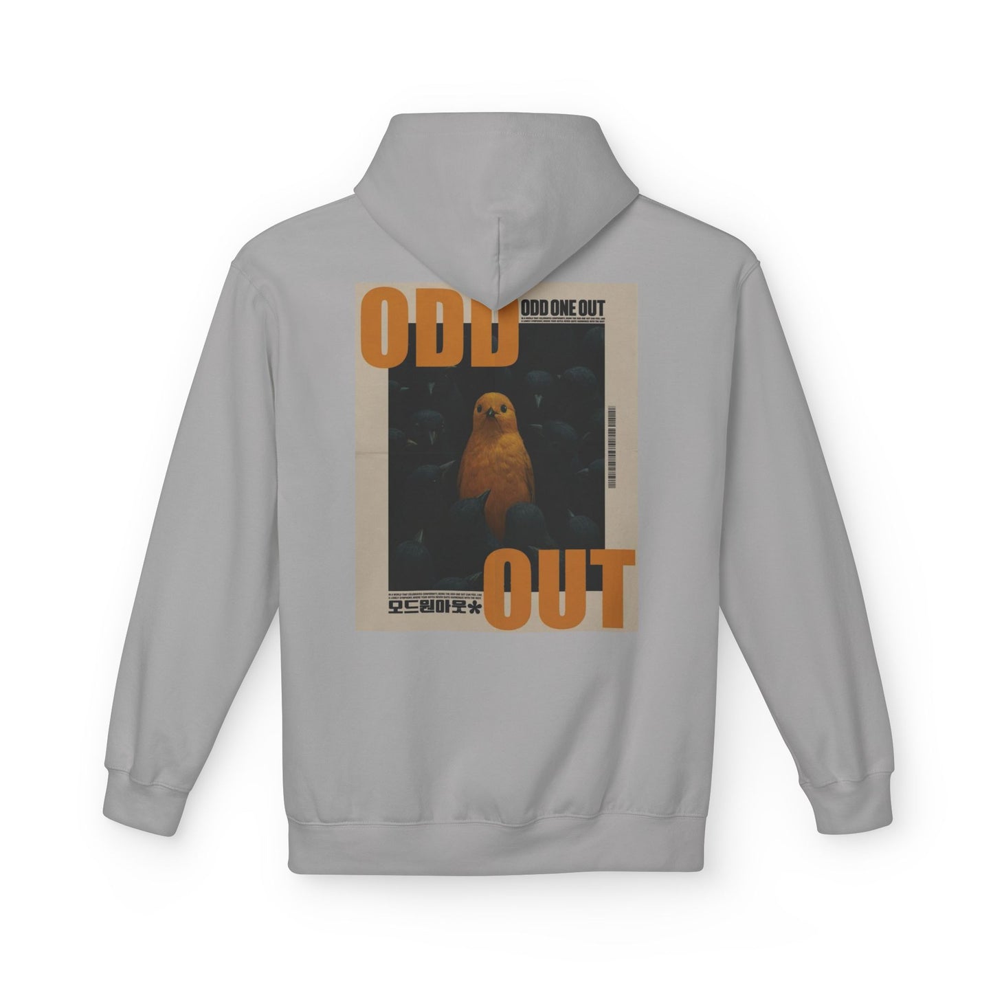 Unisex Fleece Hoodie - "Odd One Out" Design
