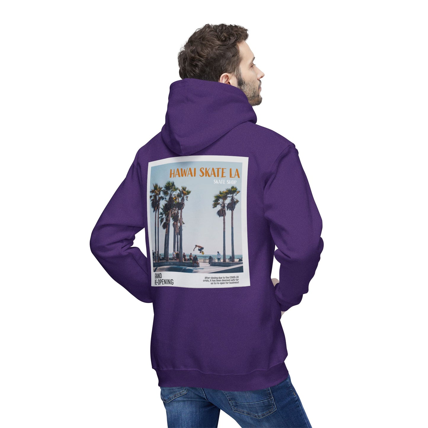 Unisex Hooded Sweatshirt - Vintage NYC Design for Music Lovers