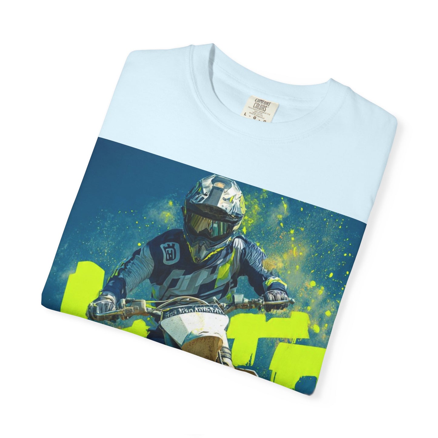 Motocross Dirt Bike Rider T‑Shirt — Extreme Off‑Road Racing Tee