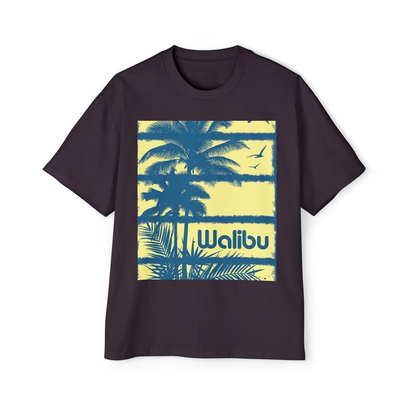 Malibu Palm Tee — Vintage Surf Graphic T-Shirt