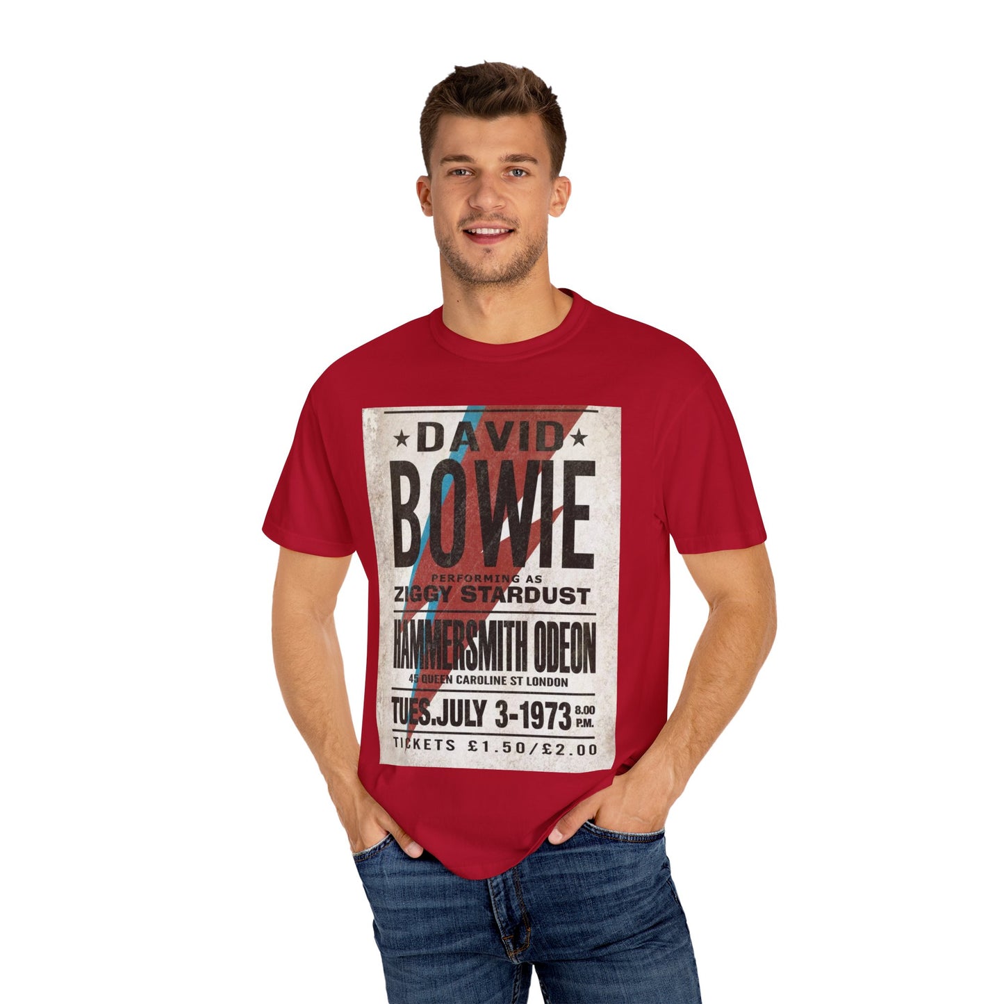 Retro Ziggy Stardust T-Shirt - Unisex Garment-Dyed Tee