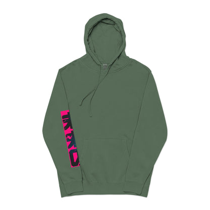 Pigment-Dyed Hoodie — Retro Racing Car Graphic ("911 GT3R")