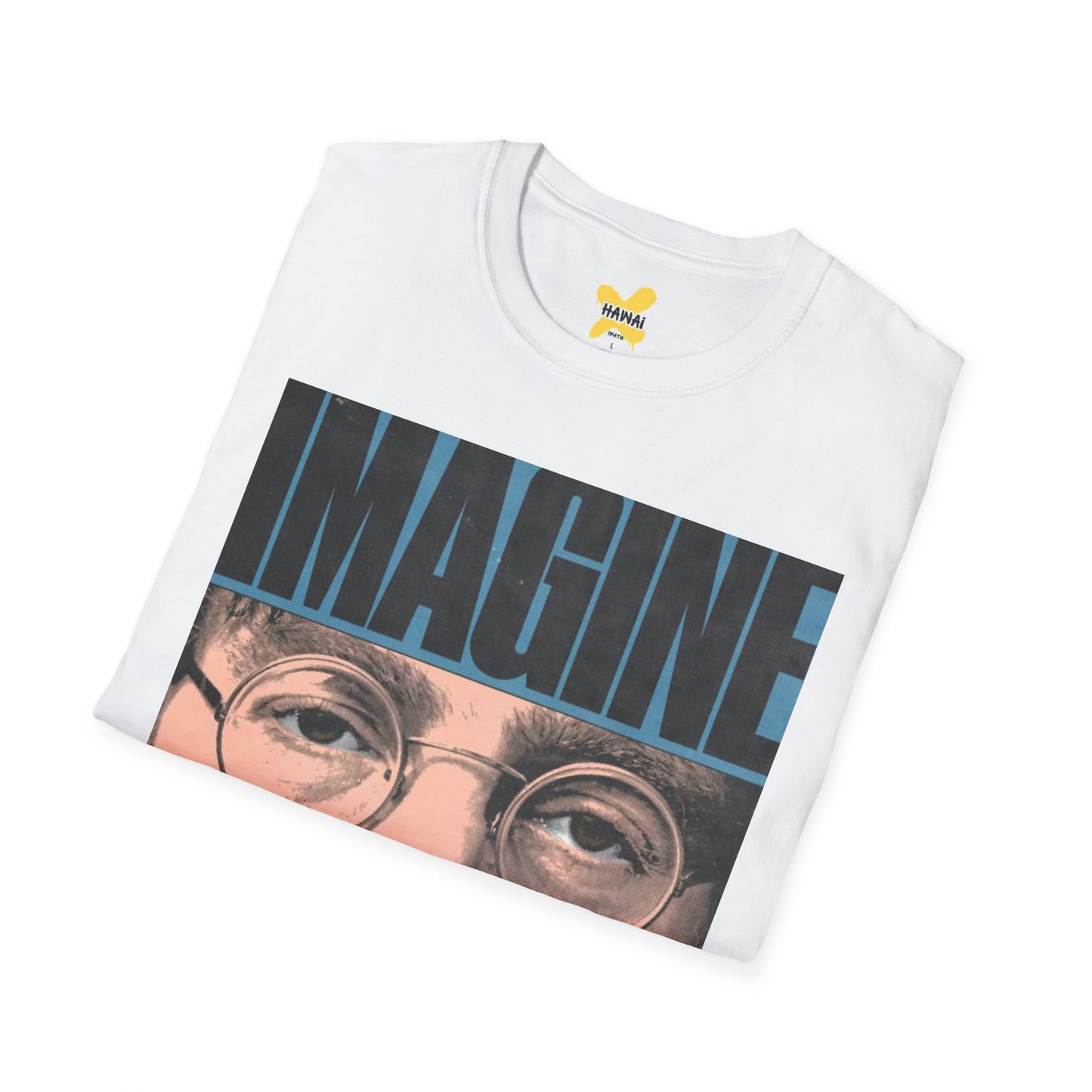 Imagine All the People Unisex Softstyle T-Shirt - Inspirational Graphic Tee for Comfort & Style
