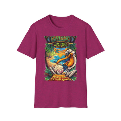 Beach Bar Vibes Unisex Softstyle T-Shirt - Perfect for Summer Fun and Relaxation