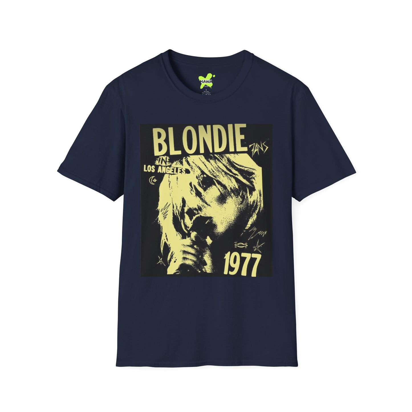 Vintage Blondie Unisex Softstyle T-Shirt - Retro Music Graphic Tee
