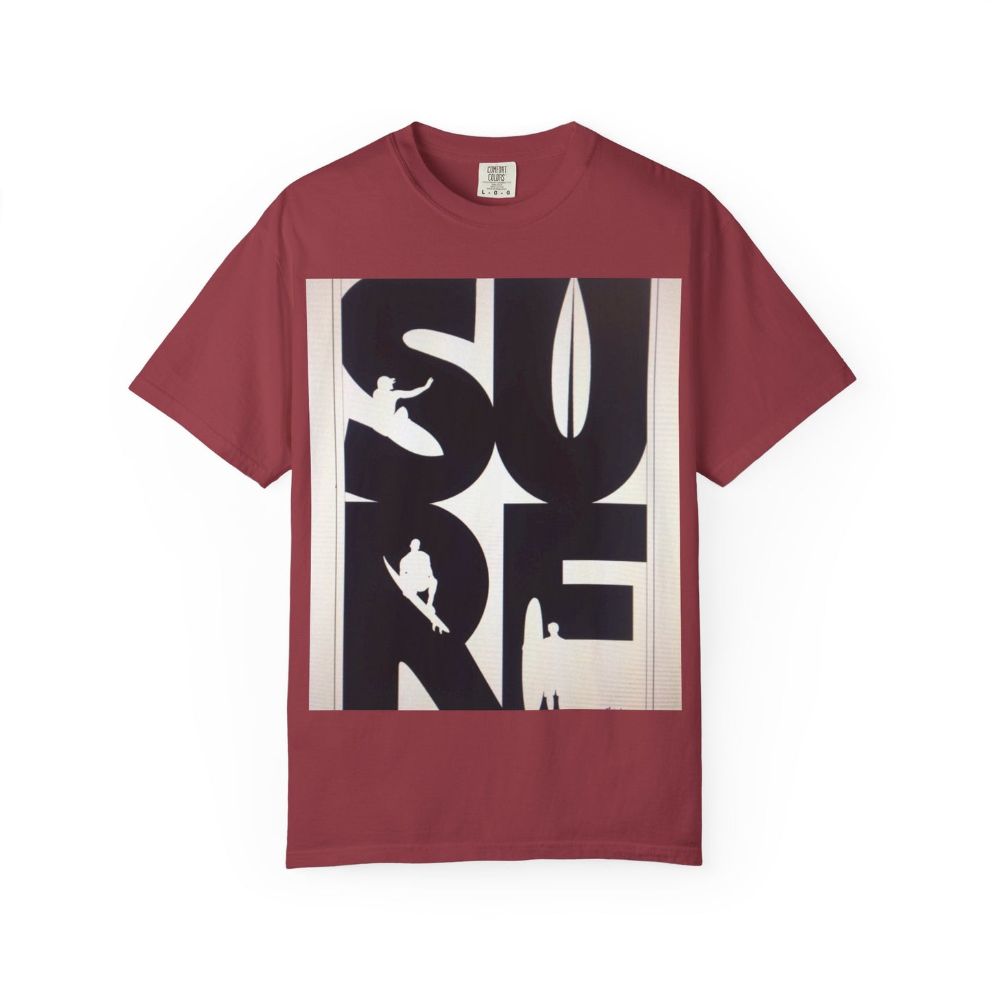 Surf Inspired Unisex Garment-Dyed T-Shirt, Beachwear, Casual Summer Tee, Surfing Gift, Trendy Streetwear, Comfortable Lifestyle Top