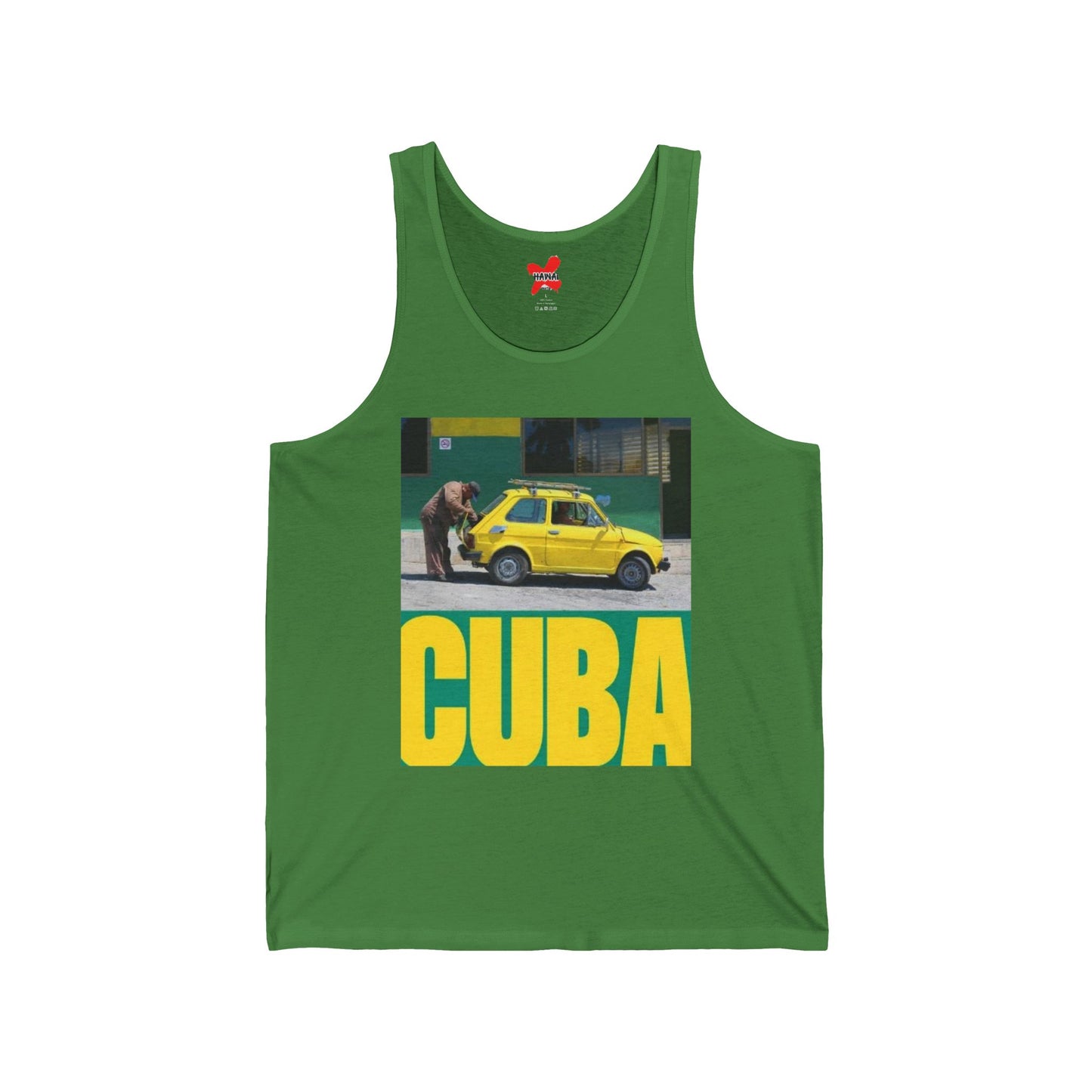 Cuba Vintage Graphic Unisex Jersey Tank