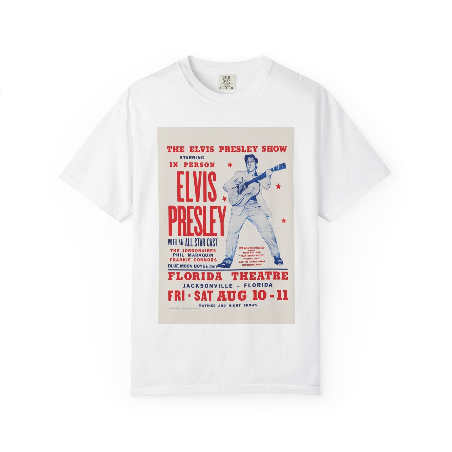 Vintage Elvis Presley Concert T-Shirt - Unisex Garment-Dyed Tee