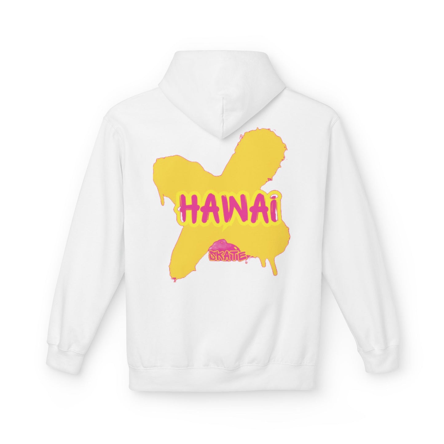 Hawaii Splash Unisex Midweight Hoodie - Softstyle Fleece for Comfort & Style
