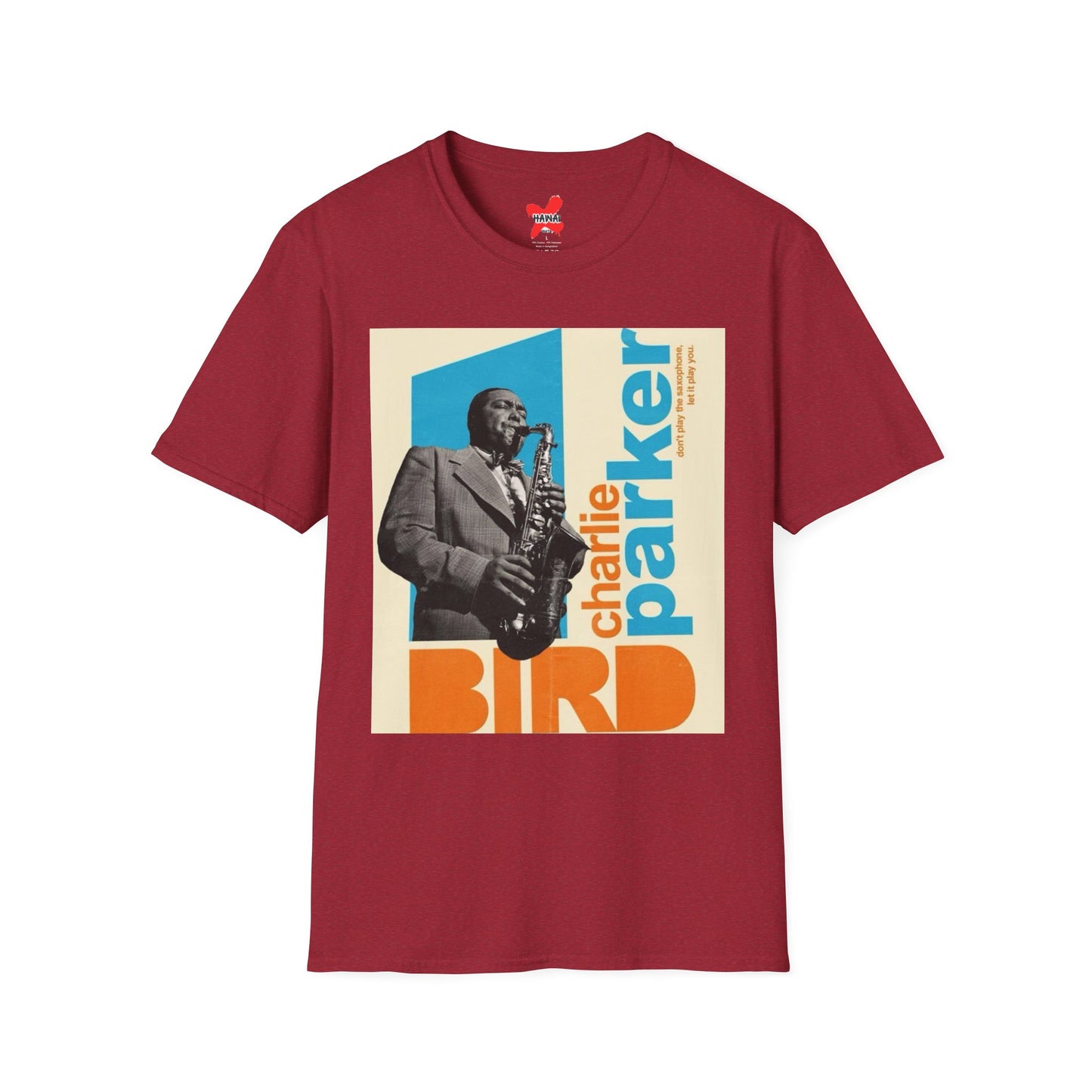 Vintage Charlie Parker Unisex Softstyle T-Shirt - Music Lover Tee