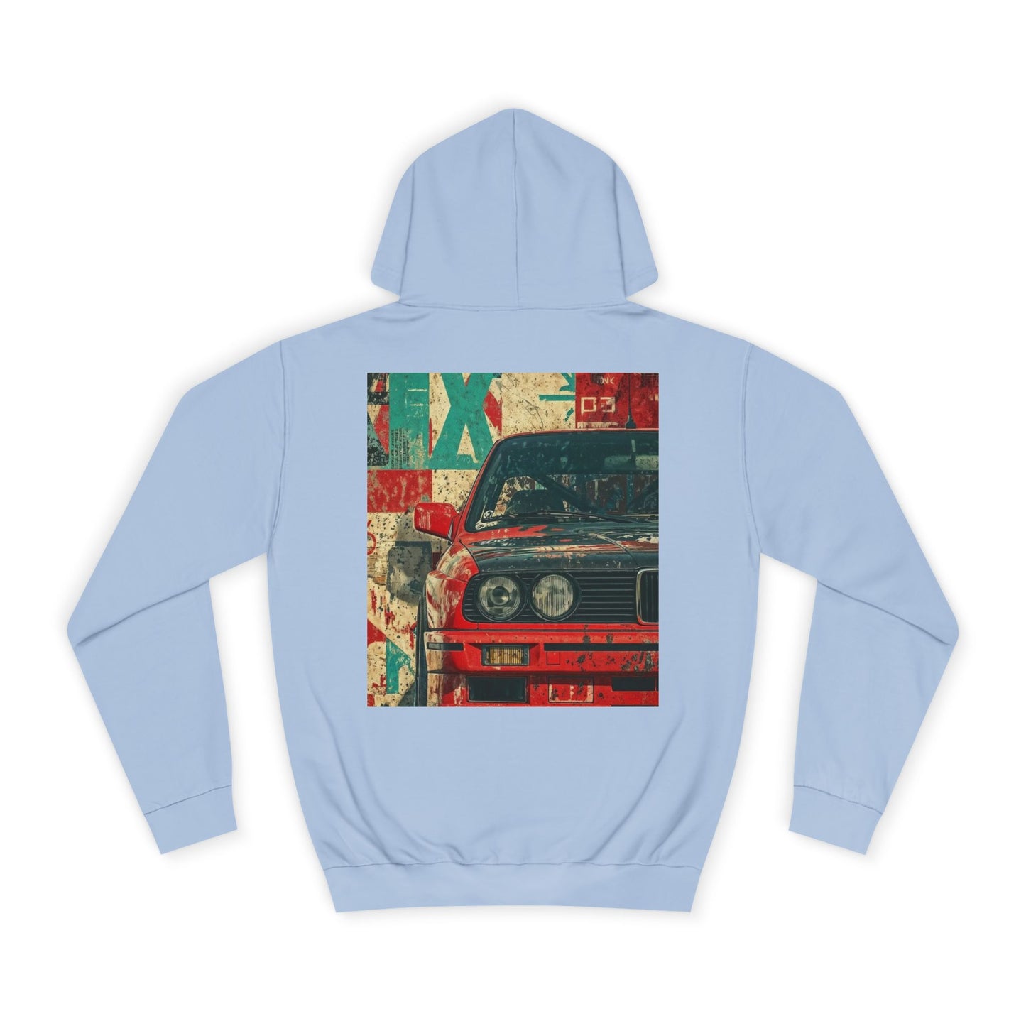 Vintage Racing Car Hoodie — Retro Motorsport Graphic Pullover