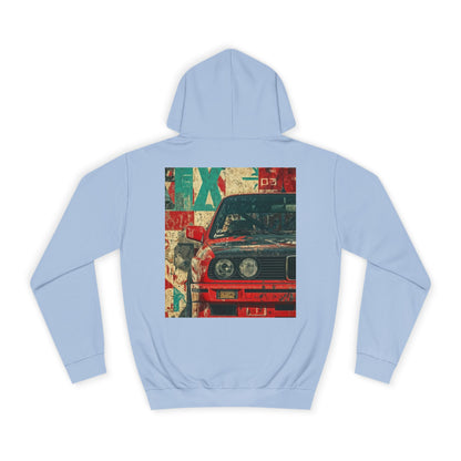 Vintage Racing Car Hoodie — Retro Motorsport Graphic Pullover