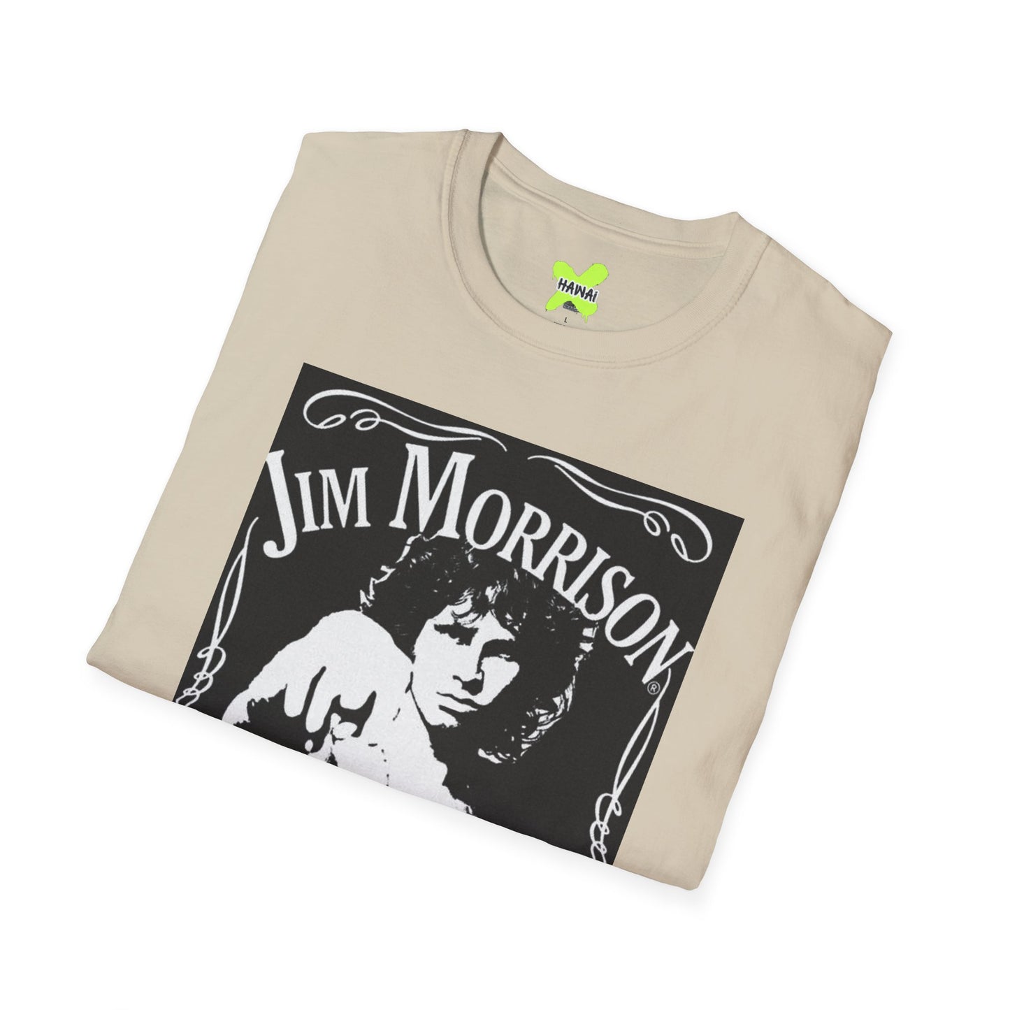 Jim Morrison Whiskey Bar Unisex Softstyle T-Shirt - Vintage Rock Apparel