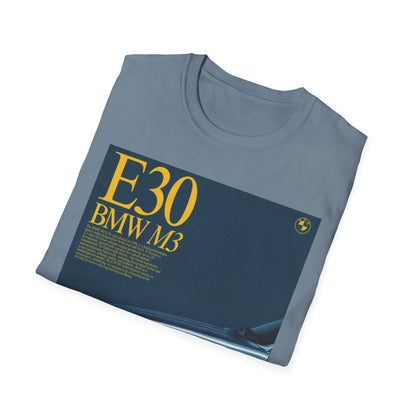 BMW E30 M3 Graphic Tee, Unisex Car Lover Shirt, Automotive Gift, Vintage T-Shirt, Car Enthusiast Apparel, Perfect for Birthdays