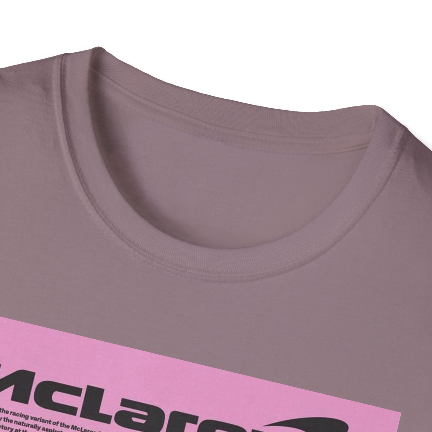 Retro McLaren Racing T-Shirt - Unisex Softstyle Tee for Car Enthusiasts