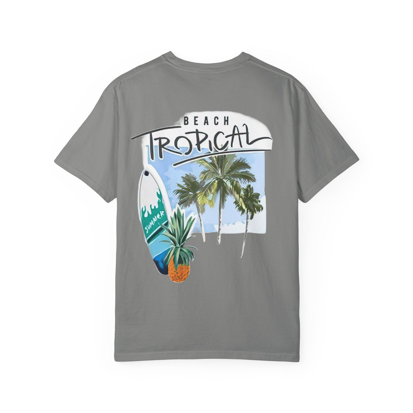 Tropical Graphic Tee, Unisex Beach Shirt, Summer Shirt, Vacation Wear, Casual Essentials, Gift for Beach Lovers